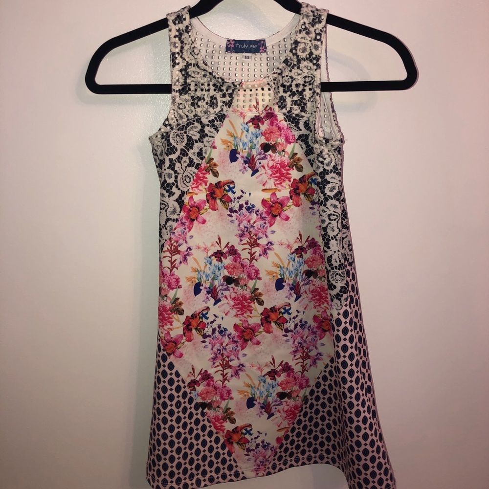 Kids Floral Mini Dress